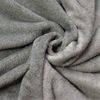 Wellness Fleece Fabric Melange Sold by the Metre Dark Grey