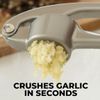 NEW Zulay Kitchen Premium Garlic Press Set - Rust Proof & Easy-Clean Tools
