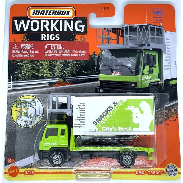 Matchbox 2022 - Working Rigs Wave 2 - GMC T8500 #3/16 - Snacks & Beverages
