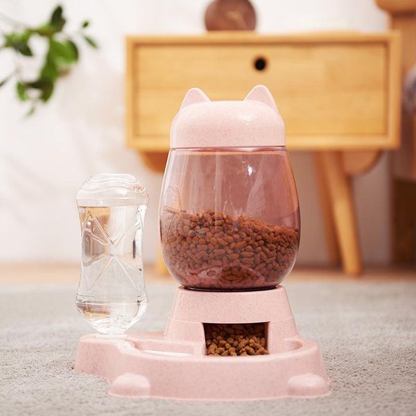 Smartpaws Automatic Pet Feeder And Water Fountain - Pink