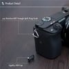 VKO Lug Ring Camera Strap Triangle Split Ring Hook + Plastic Cap for D-SLR Rangefinder Mirrorless Camera W/Round Eyelet(2 Pair)