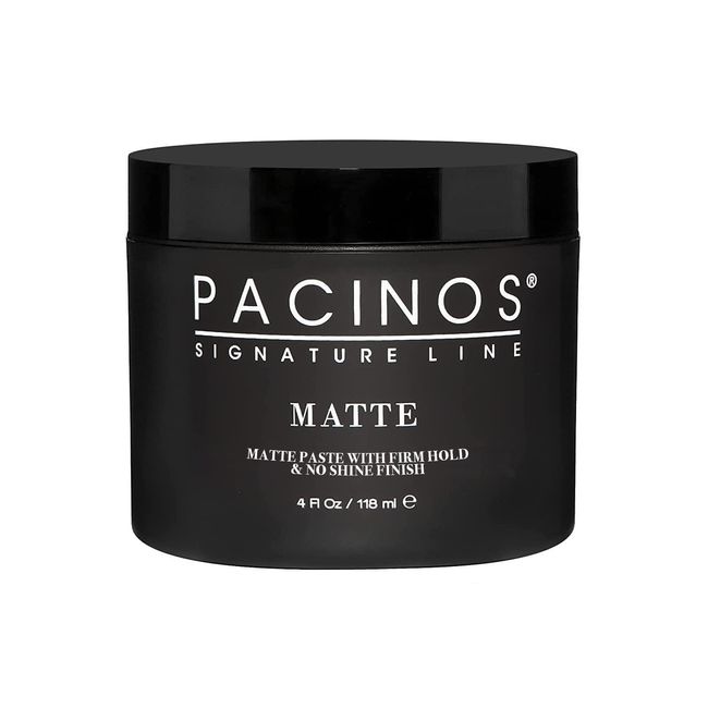 Pacinos Matte Hair Paste - Firm Hold, No Shine, Sculpting & Styling Wax, Long &