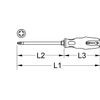 KS Tools 159.1049 PZ1 205mm Ergotorque+ Screwdriver