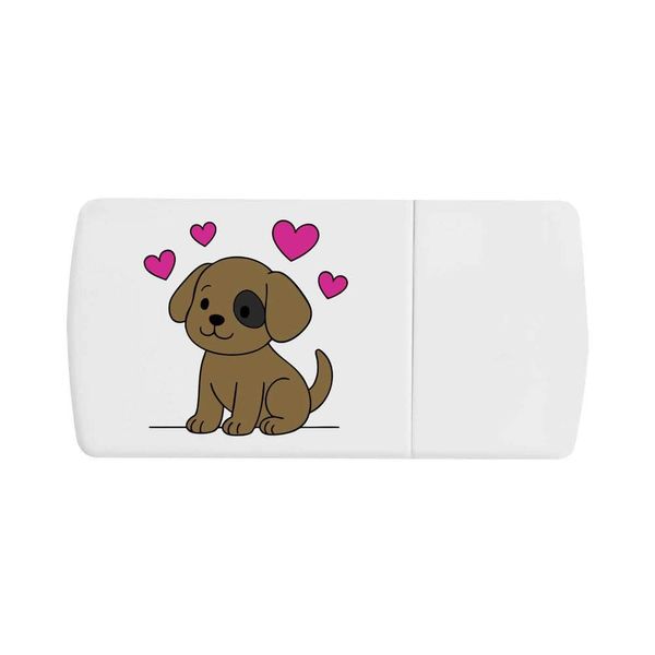 'Puppy Love ' Pill Box with Tablet Splitter (PI00035268)