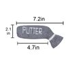 Scott Edward 1 Pack Knit Golf Putter Headcover Fits Blade Putter (Grey)