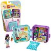 LEGO 41414 Friends Emmas Magic Summer Cube, Ice Cream Cafe Building Set, Collectors Mini Set, Travel Toy