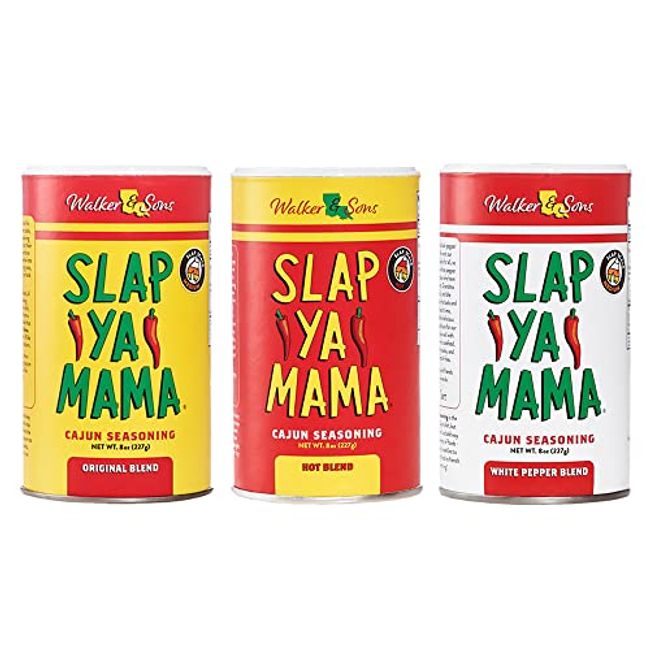 Slap Ya Mama Cajun Seasoning from Louisiana, Original Blend, No MSG and  Kosher, 4 Ounce