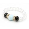 Larimar & Ruby Spinel & Crystal Ring Ring Natural Stone Power Stone