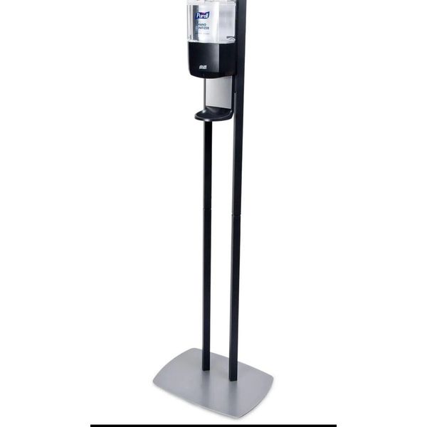 Purell ES 6 Automatic Floor Stand Sanitizer Dispenser Graphite/Black 7216-DS