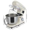 6.2L/6.5Qt Food Processor Kitchen Electric Mixer Dough Mix Machine Knob Control