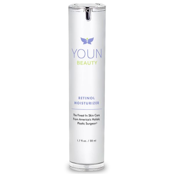 YOUN Beauty 2.5% Retinol Night Cream Moisturizer for Face by Dr. Anthony Youn – Paraben-Free Face Moisturizer with Vitamin B5 & E, Hyaluronic Acid, and Green Tea for Skin Renewal and Anti-Aging, 50 ml