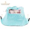 Super Soft Reading & TV Pillow Bed Rest Pillow Arms Support With Pockets - Aqua