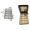 Slim Pill Box Weekly Medication Supplement Vitamin Travel Holder 7-Day Organizer with Bonus Small AM PM Prescription Pills Case