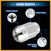 Partuto 5 Pcs Wheel Lug Nuts Compatible for Honda CR-V, Durable M12x1.5 Replacement
