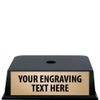 11" Cheer Megaphone Custom Engraved Pink and Silver Star Column Trophy Awards