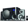 Boytone Bluetooth Stereo Audio Speaker System FM Radio, Remote Control, Aux-In