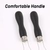 4 Pack Easy Button Hook - Button Assist Device Helper Tool - Stainless Steel Button Fastener Tool for Easy Button - One Hand Dressing Aids (4 Pack)