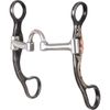 Classic Equine Floral Scroll Tool Box Straight Shank Bit with Short Correction, 6-inch