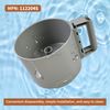 112204S Food Processor Gray Bowl 3 Quart compatible with Robot Coupe R2 3L Gb