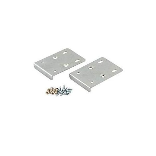 Kitchen Cupboard Door Hinge Repair KIT Includes Plates and Fixing Screws - Silver x2
