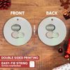 Circle Porcelain Ornament - Cute Powder Makeup Illustration Makeup
