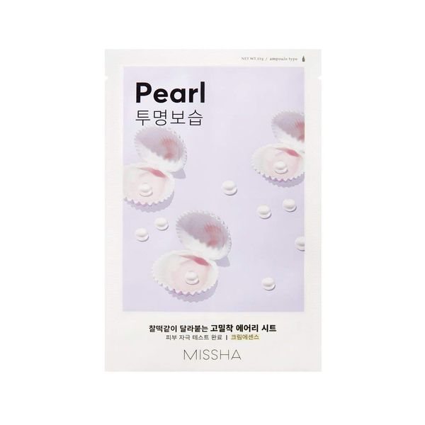 MISSHA Perlen Pearl Sheet Mask anti-aging, aufhellend, feuchtigkeitsspendend, regenerierend Tuchmaske Korean Kosmetik kbeauty set 4 pcs