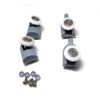Linwnil Shower Door Rollers, 8 Pcs Set, 25mm Diameter, Bathroom Replacement Parts