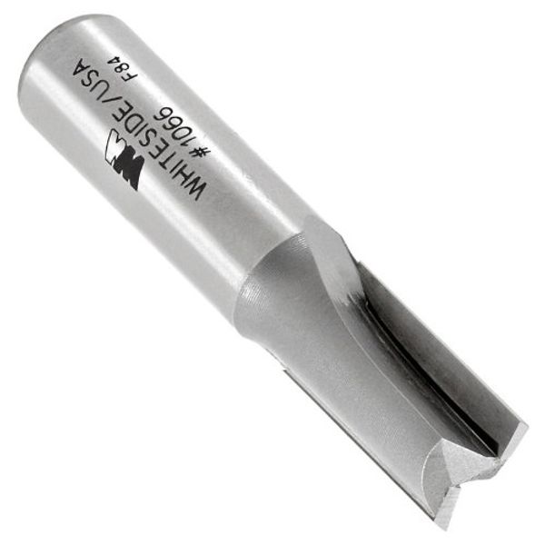 Whiteside Router Bits 1067F Straight Bit with Boring Point 1/2-Inch Cutting Diameter and 1-1/4-Inch Cutting Length