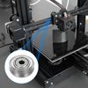 sourcing map 4Pcs 3D Printer Wheel with 625ZZ Linear Bearing, 3D Printer Pom Roller Plastic Pulley Wheel for 3D Printer, Transparent