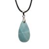 VIE Teardrop Faceted Pendant (Amazonite)