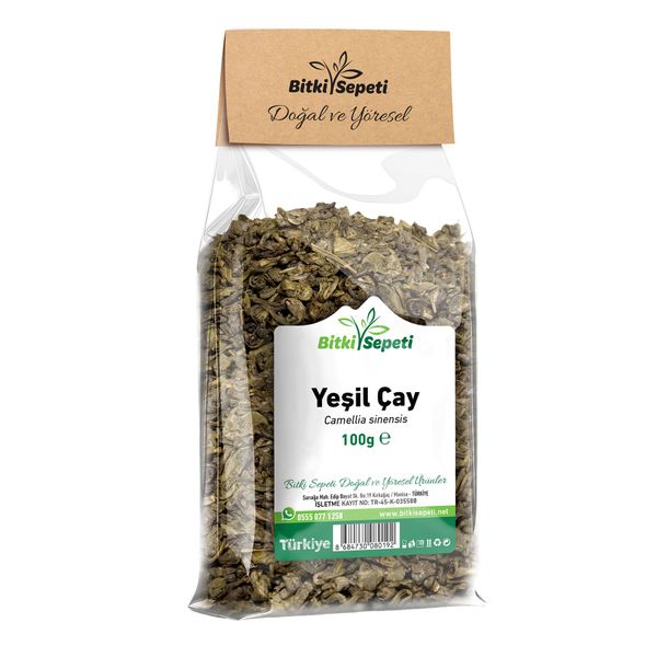 Yeşil Çay, Green Tea, Camellia Sinensis, 100 Gr.