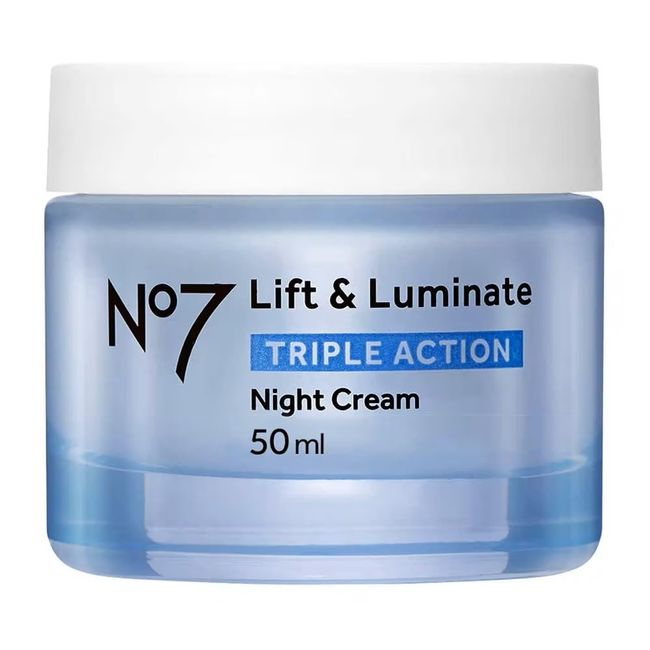 No7 Lift & Luminate Triple Action Night Cream ENHANCED FORMULA - 50ml