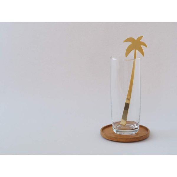 Takakuwa Metal Palm Tree Muddler Silver 408139