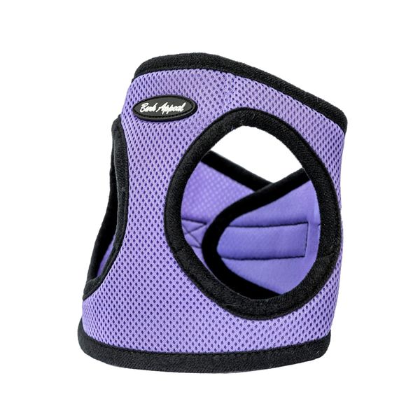 Lavender Solid Step-in Dog Harness by Bark Appeal, Mesh Vest Harness for Dogs, Non-Choking with Adjustable Heavy-Duty Buckle for Safe, Secure Fit