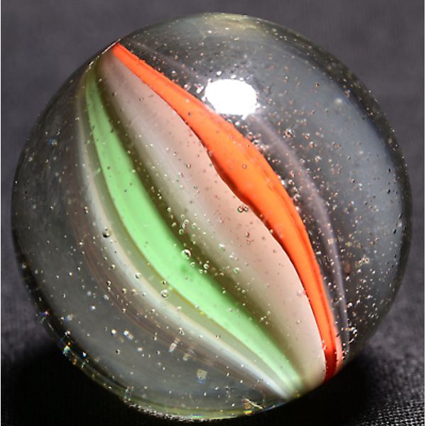 XL French Sparkler Vintage Marble Neon Hues Arc 27.4mm, 1.08''Inch