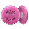 3M FULL FACE RESPIRATOR FACEPIECE MASK & 2- 2091 P100 PARTICULATE FILTER LARGE