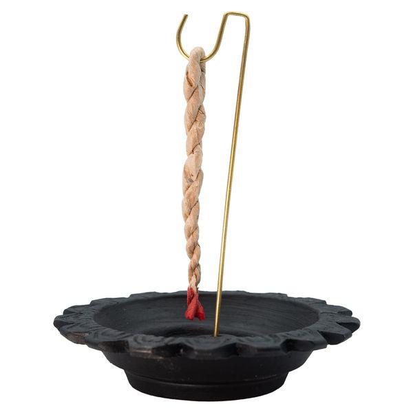 Tibetan Lotus Rope Incense Burner (Ceramic Burner)