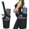 Ewedoos Yoga Mat Bag with Large Size Pocket and Zipper Pocket, Fit Most Size Mats (Black)