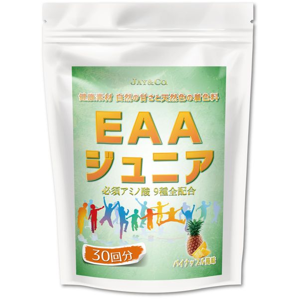 JAY&CO. EAA Junior's 9 Essential Amino Acids (1 x Pineapple, 450 Grams)