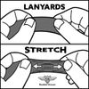 Lanyard Dead Men Tell No Tales Gray