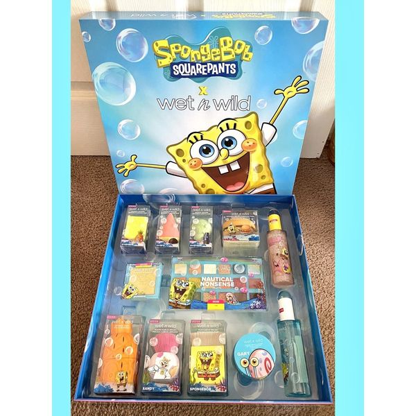 Wet n Wild SPONGEBOB SQUAREPANTS PR Box Complete 12pc Set Full Collection BNIB
