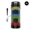 Ondigo T6 Bluetooth Portable Led Speaker w/microphone and remote