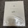 Sferra Pillowcases Pair White King Matteo Solid Cotton Sateen Italy New