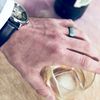 Rubberbanditz Silicone Wedding Rings | Comfortable, Stylish, Exercise Bands 9 mm (Titanium) Size 13