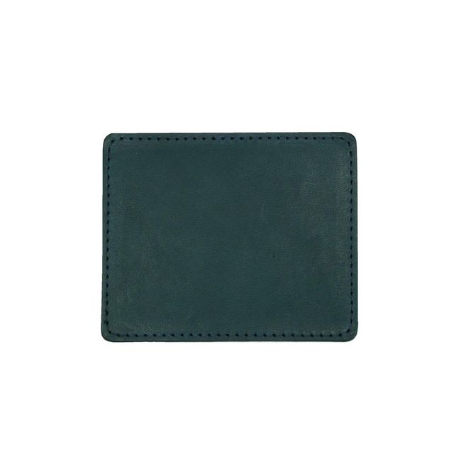 Leather Himeji Honjin Genuine Leather Seal Mat, Oil Tanned (Peacock Blue)