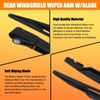Rear Windshield Wiper Arm & Blade Kit for 2002 2003 2004 2005 2006 Mini Cooper