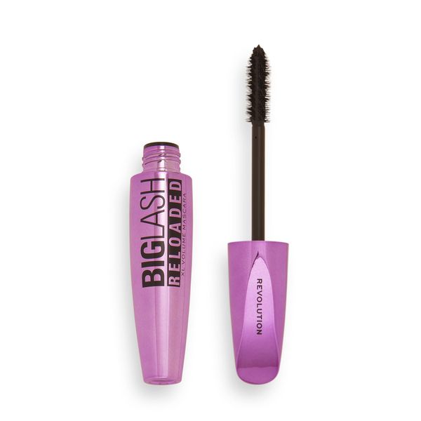 Makeup Revolution Big Lash Reloaded Volume Mascara, Waterproof & Volumising, Black, 8g