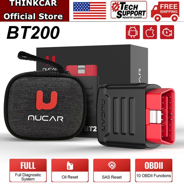 MUCAR BT200 OBD2 Bluetooth adapter Car Scanner All System Diagnostic Tool SAS