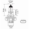 HELLA H13P50TB +50 Performance Bulb, 12V, 60/55W, 2 Pack