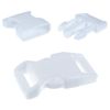Paracord Planet 5/8 Inch Contoured Side Release Buckle (White Cloud, 25 Pack)